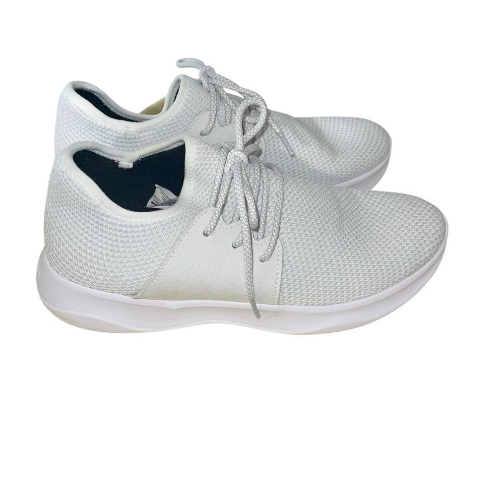 Vessi Men's Everyday Classic Waterproof Knit Travel Sneakers Shoes Size 10 White